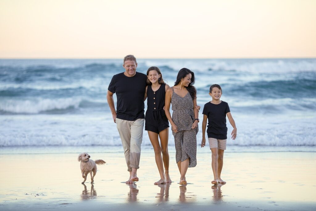 Familie Urlaub Strand Fotografie-Ausflug mit Familie planen Darauf achten!