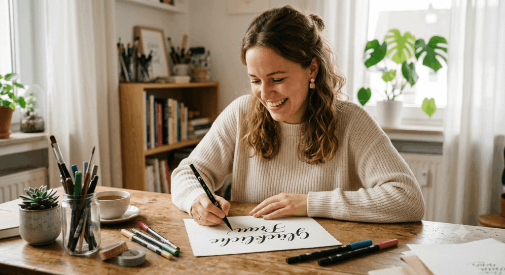 Handlettering Online Kurs von Timo Ostrich Erfahrungen & Bewertungen – Wie seriös ist das Angebot 2026