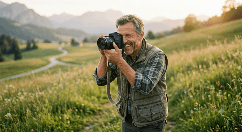 glücklicher Fotograf wolfgangstaudt.de Sidebar